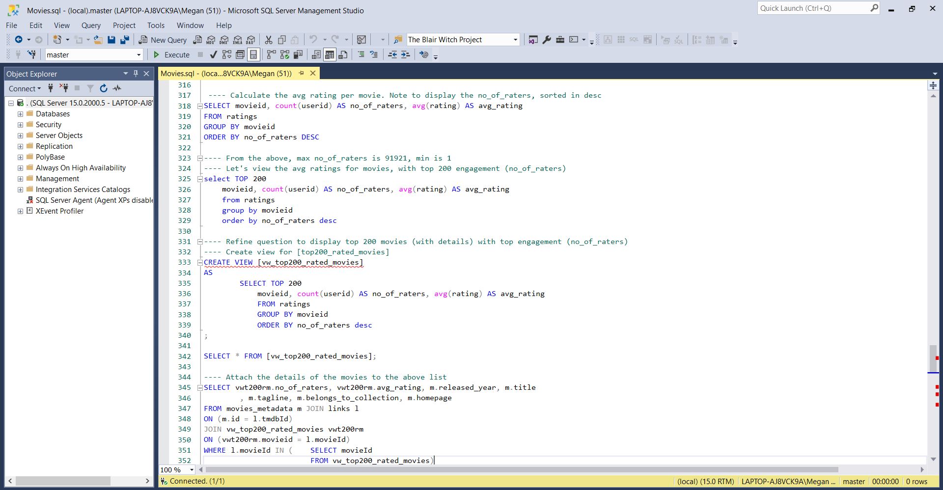 My Projects Portfolio | A Data Analytics Enthusiast